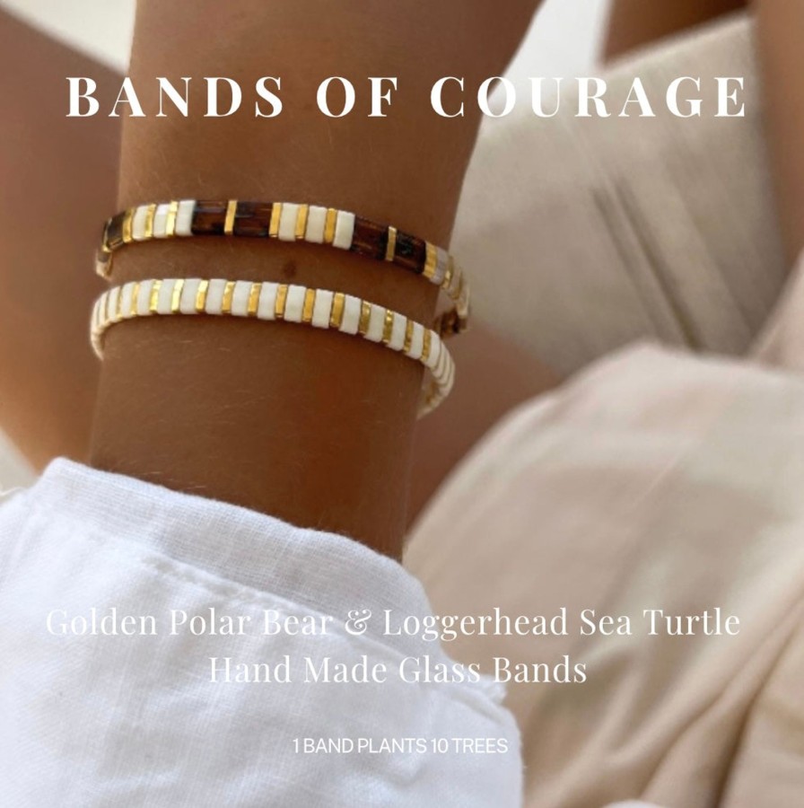 Bracelets Bands of Courage | The Golden Loggerhead Stack