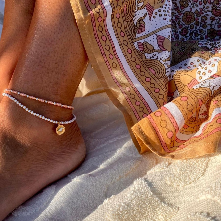 Women Bands of Courage | Pink Dolphin Anklet