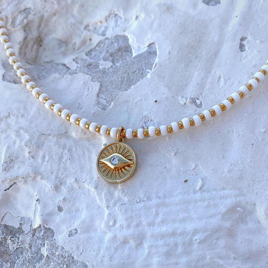 Necklaces Bands of Courage | The Golden Polar Bear Necklace