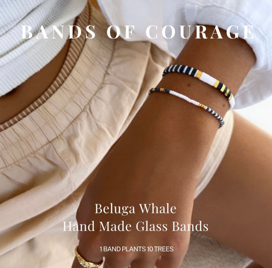 Bracelets Bands of Courage | Beluga Whale Bracelet Set