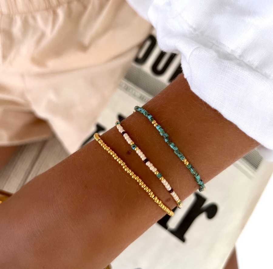 Bracelets Bands of Courage | La Petite Heart Reef Glass Bracelet