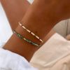 Bracelets Bands of Courage | La Petite Olive Ridley Sea Turtle Glass Bracelet