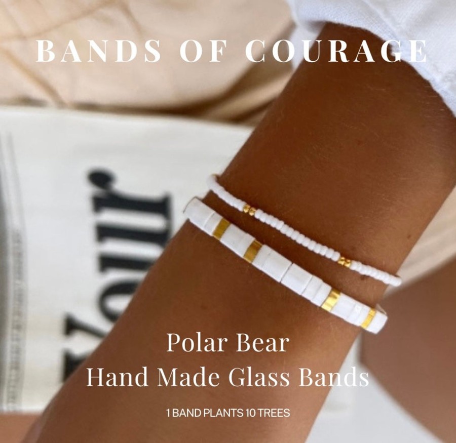 Bracelets Bands of Courage | Polar Bear Bracelet Set