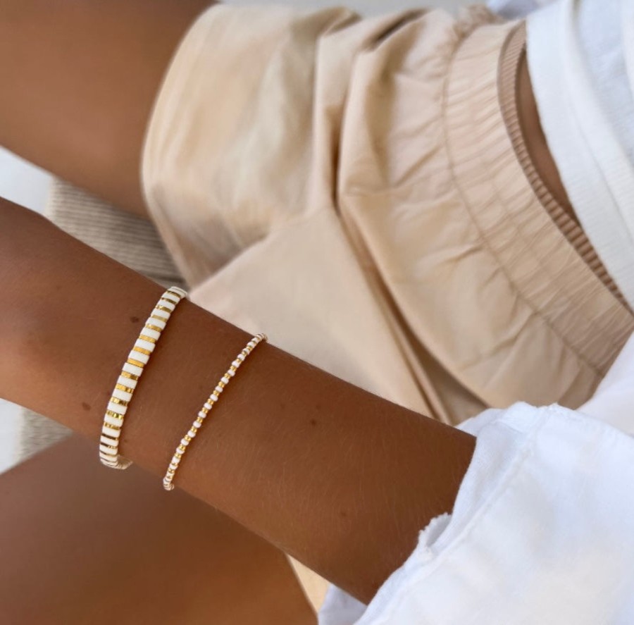 Bracelets Bands of Courage | Golden Polar Bear Bracelet Set