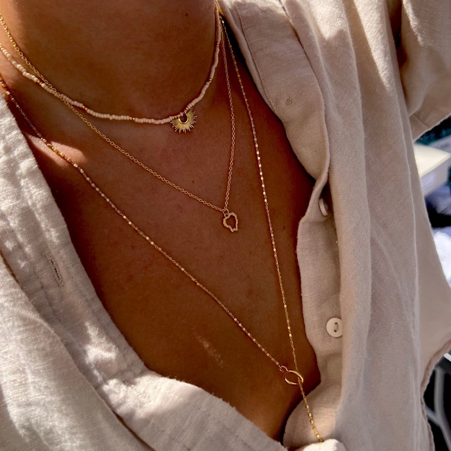 Necklaces Bands of Courage | Gold Lariat Necklace