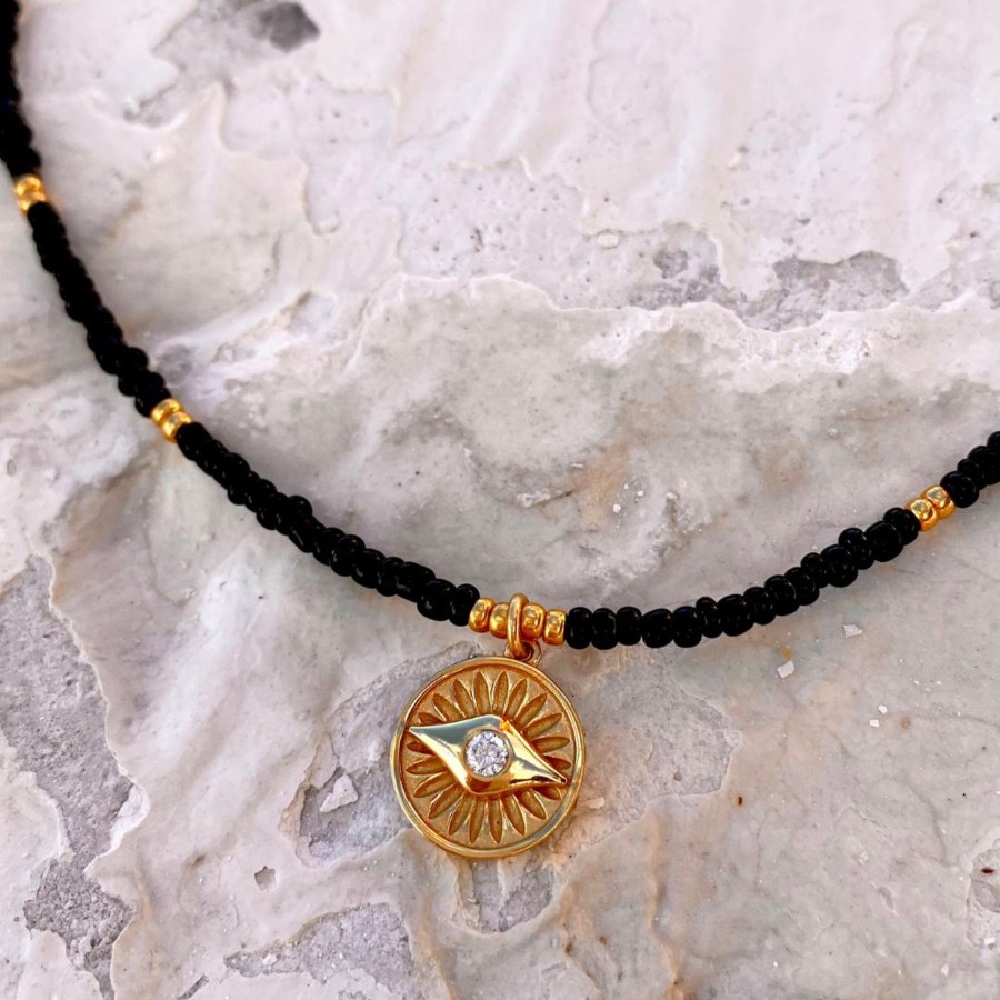 Necklaces Bands of Courage | Magnifique Black Jaguar Necklace