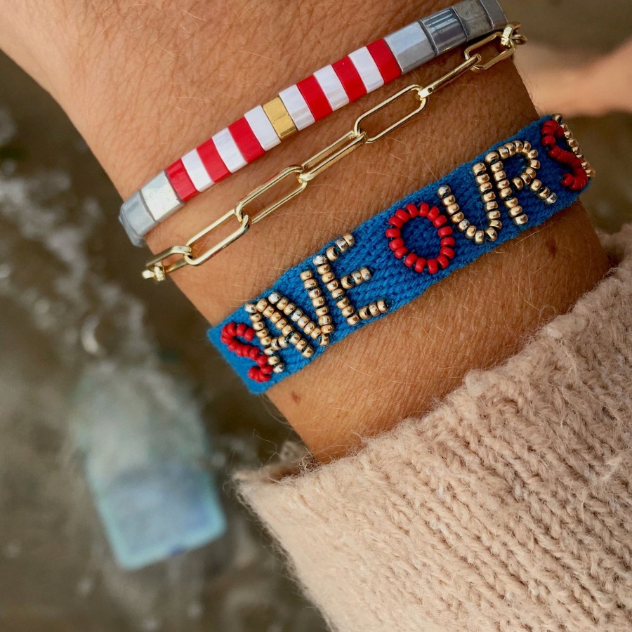 Bracelets Bands of Courage | Save Our Seas Royal Blue