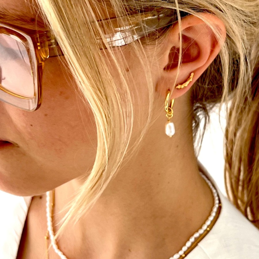 Women Bands of Courage | Les Petites Pearl Earrings & Stacks